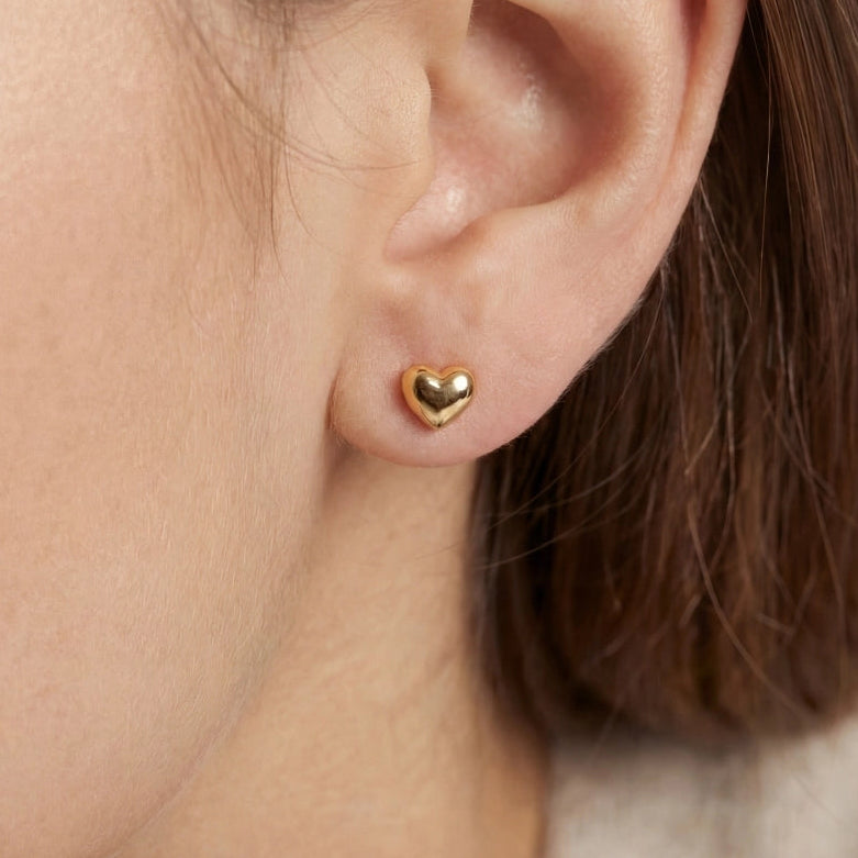 Mini Heart Stud Earrings