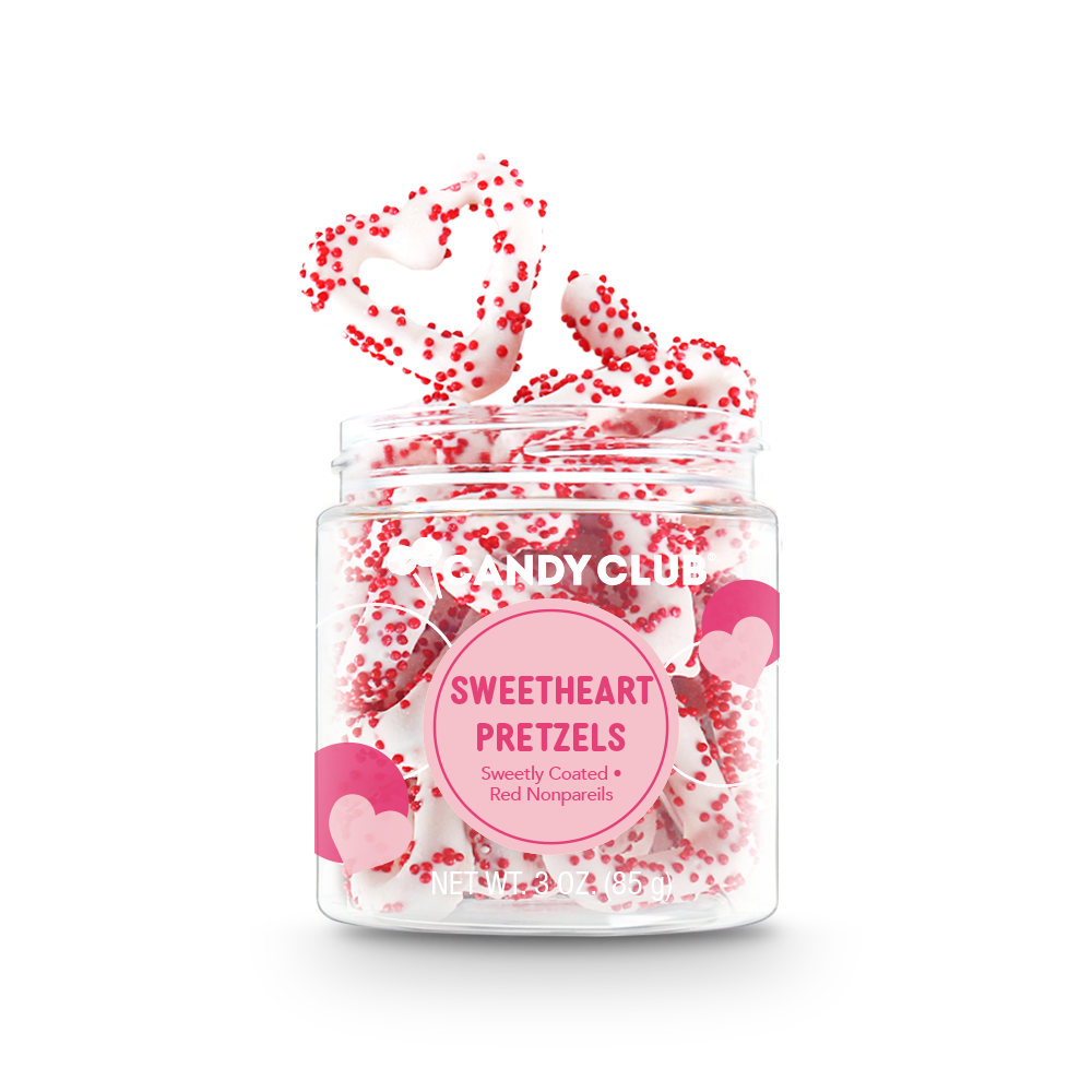 Candy Club Sweetheart Pretzels