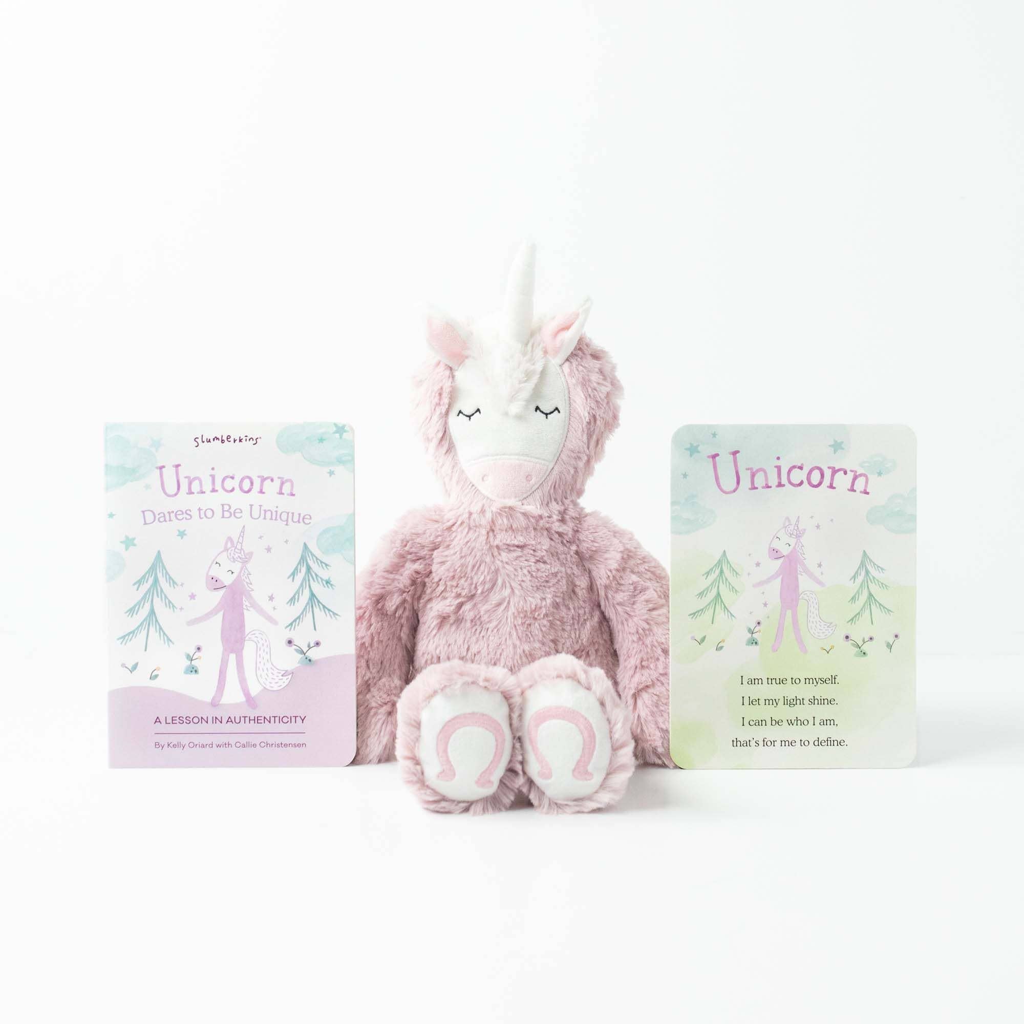 Slumberkins Unicorn Kin Rose - Authenticity