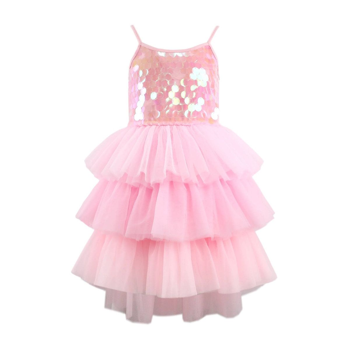 Lola and the Boys Rose Magic Paillette Dress