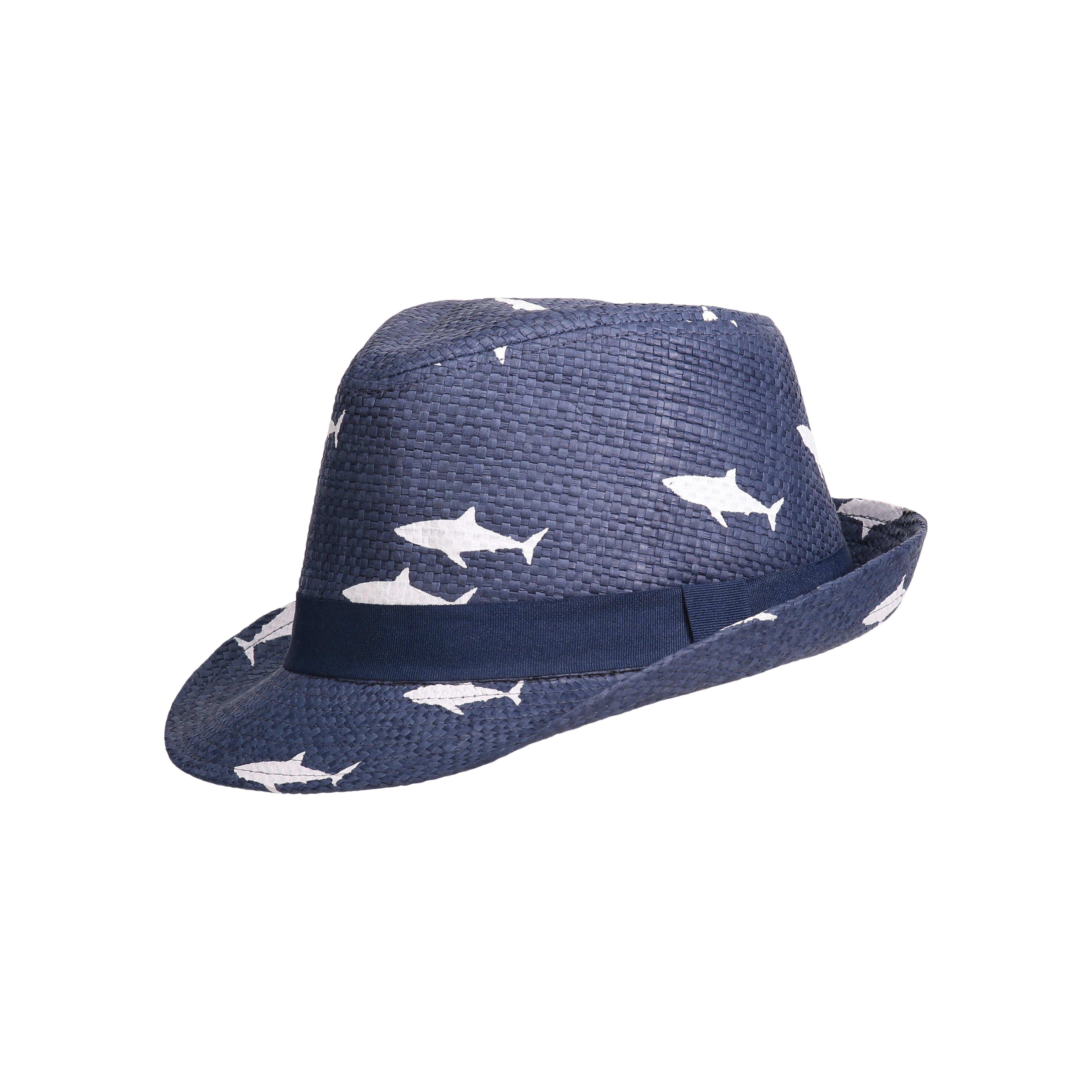 Boys Hat - Navy Shark