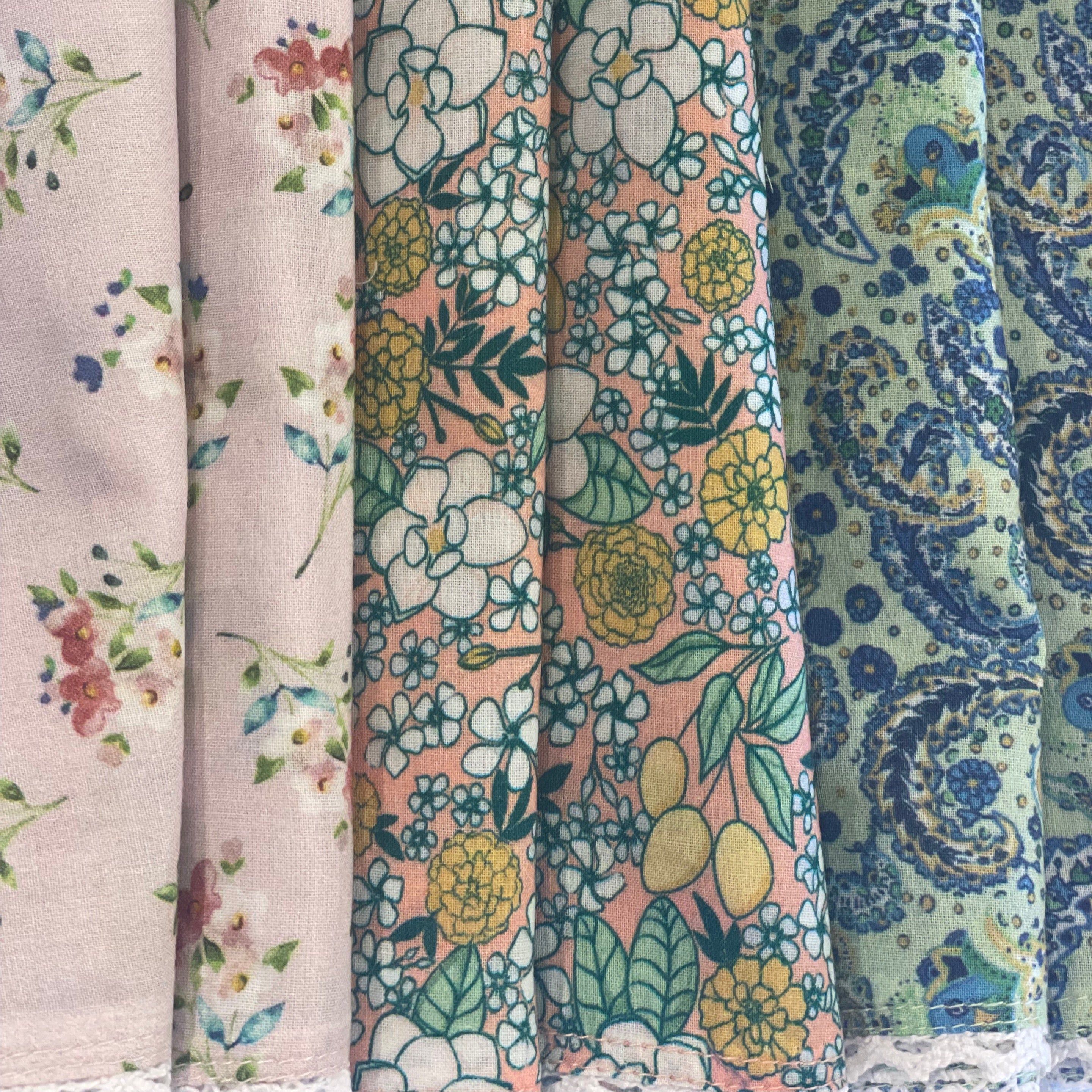 Lelapin Floral Head Scarf