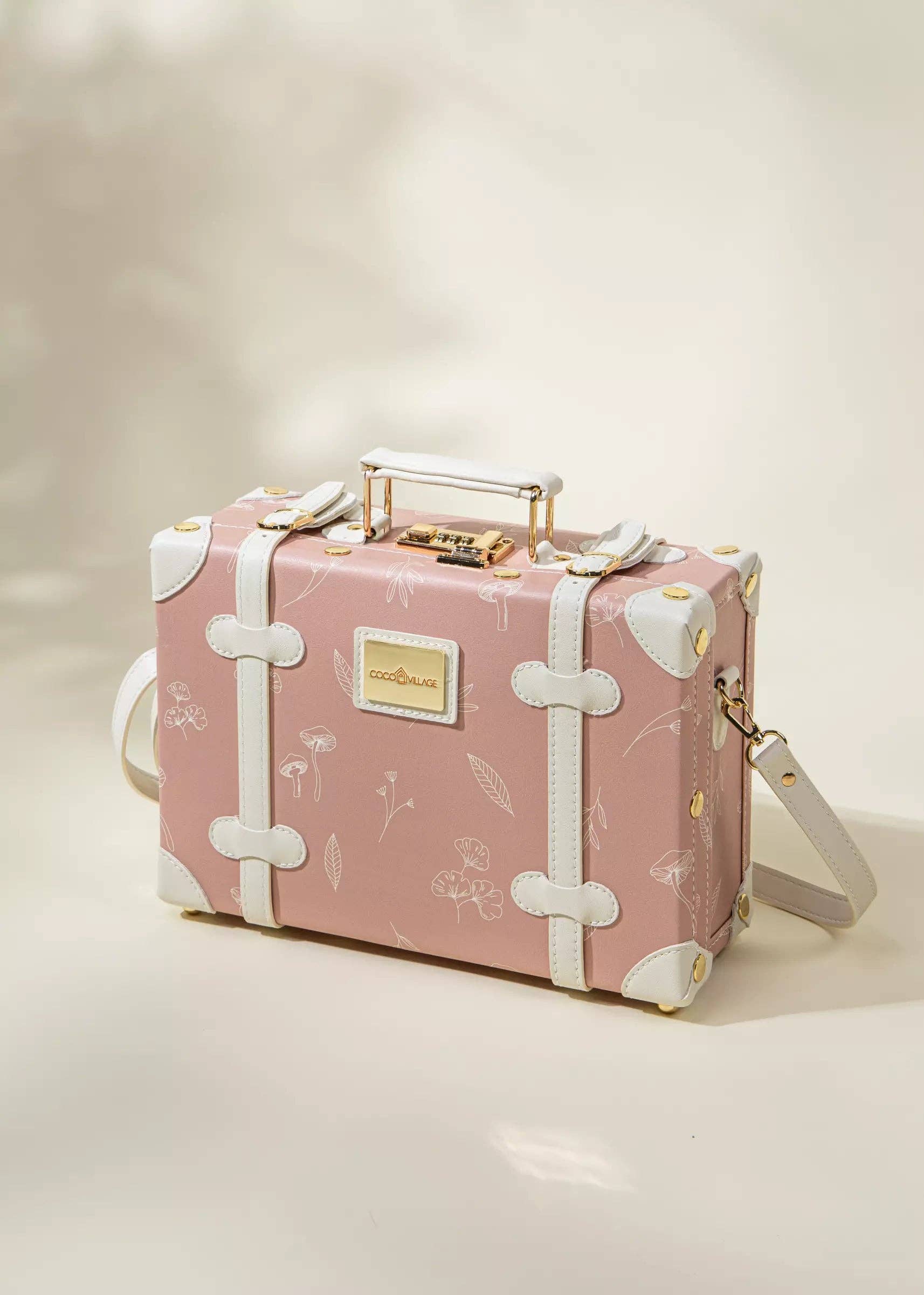 Coco Village Vegan Leather Play Suitcase - Petunia