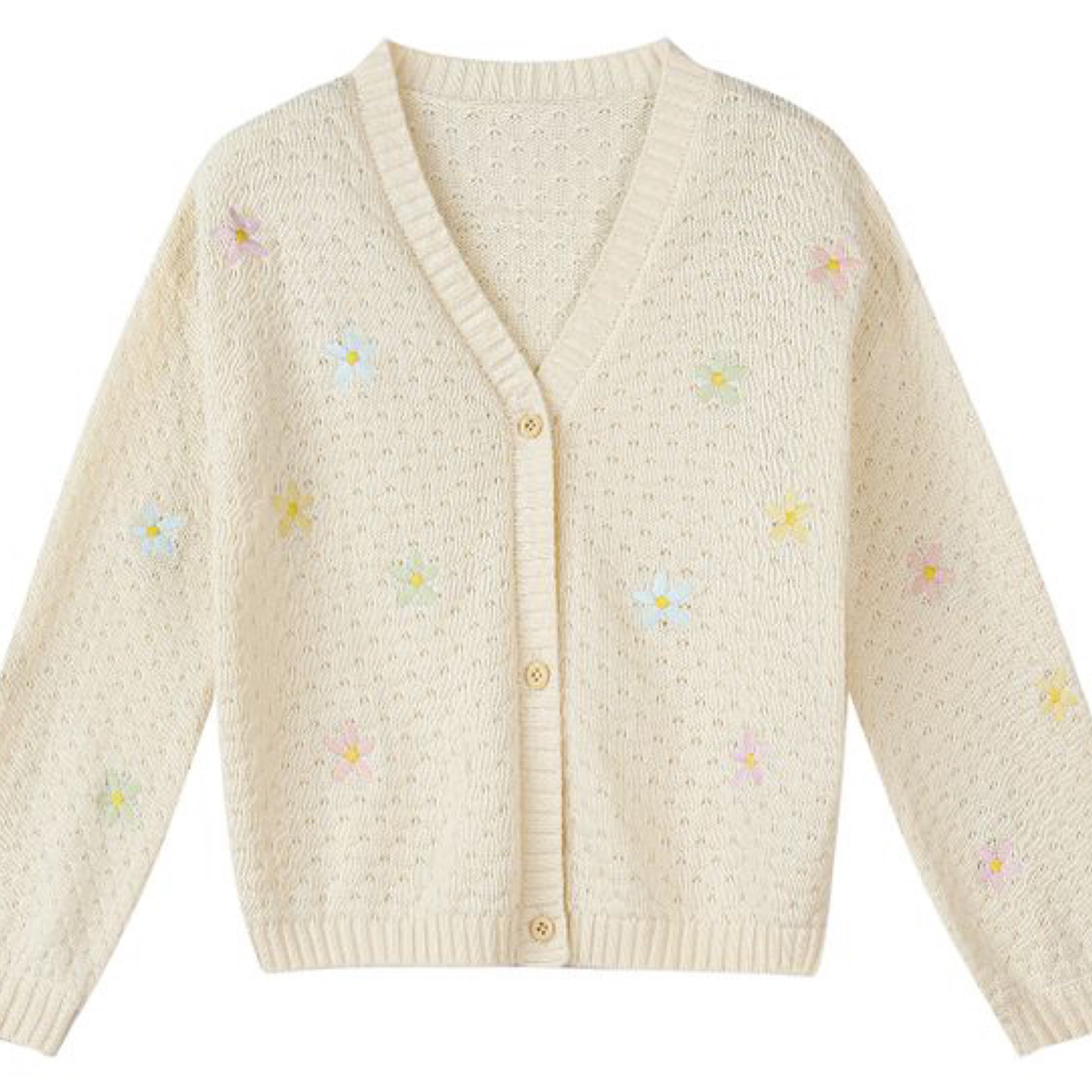 Vignette Strawberry and Lemon Cardigan Sweater