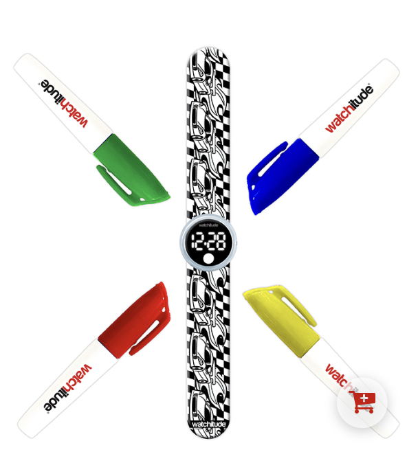Watchitude Color me Digital Slap Watch