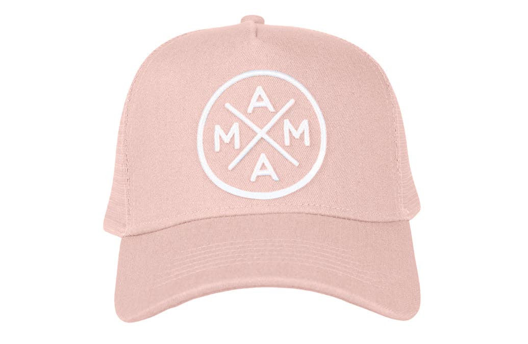 Mama X™ Premium Canvas Trucker Hat - Blush: Blush, Adult