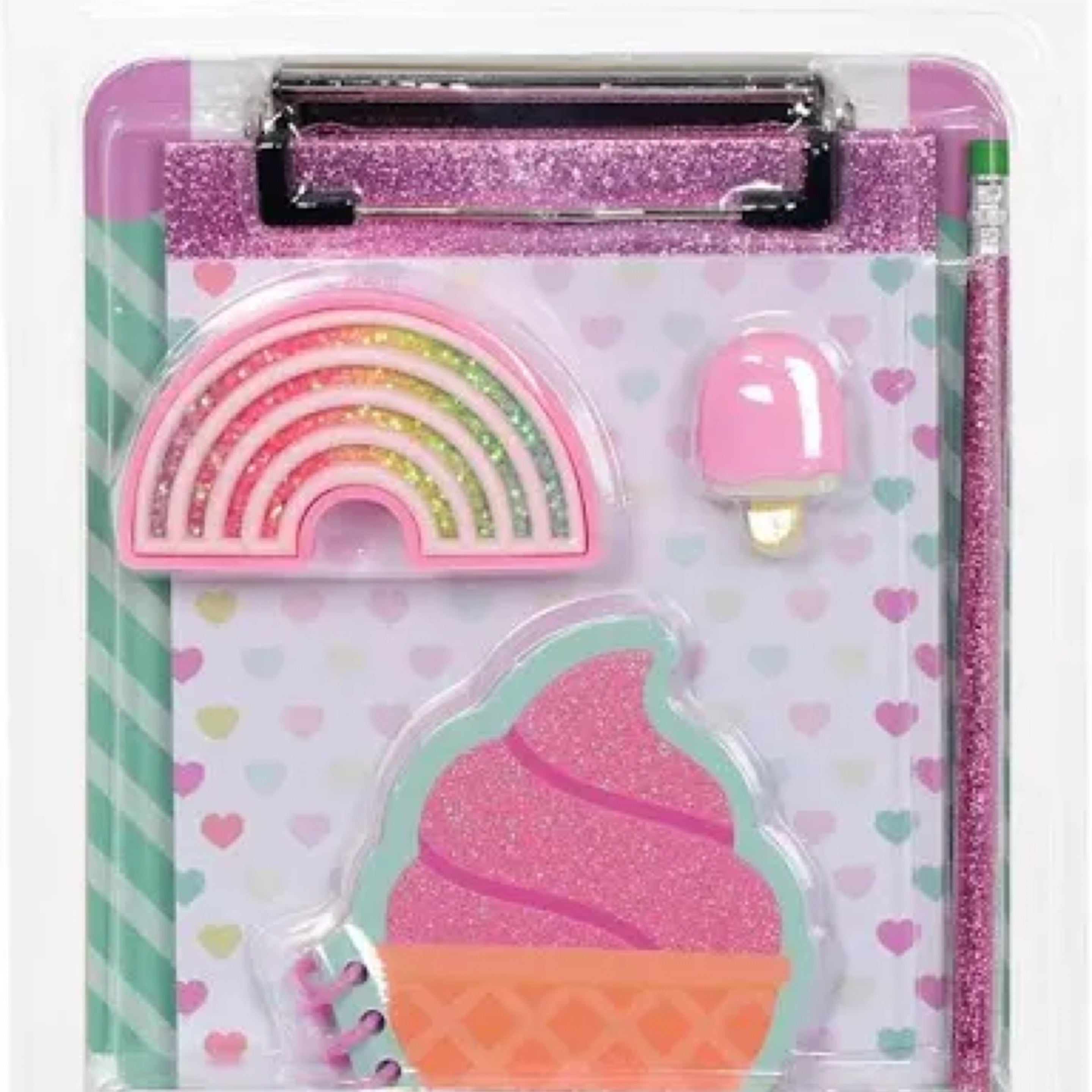 Iscream Clipboard stationary set