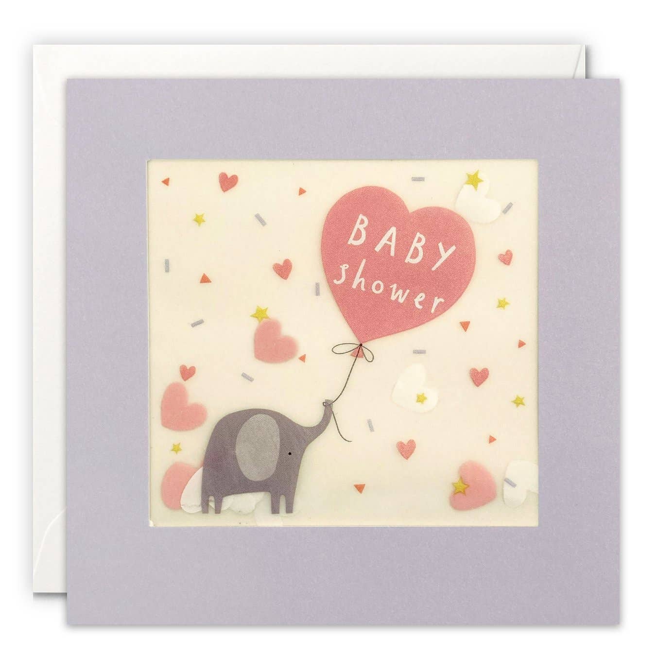 Baby Shower Paper Confetti Greetings Card