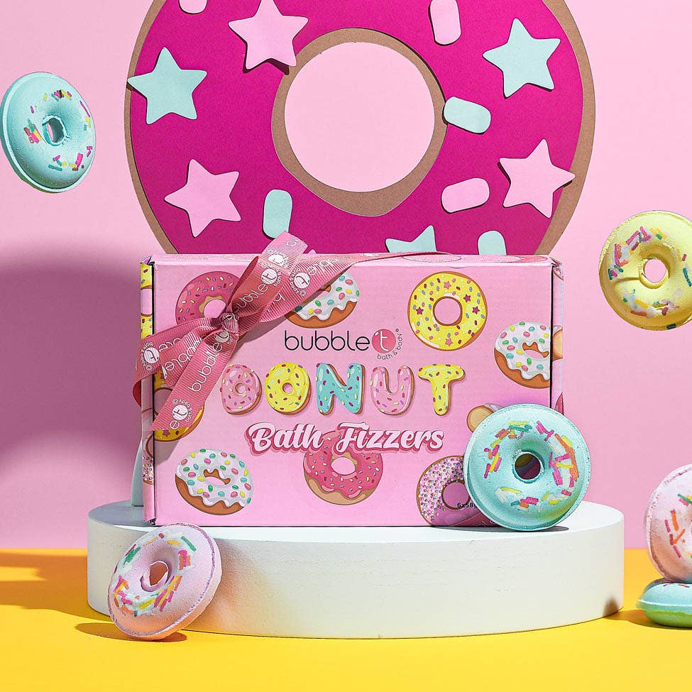 Donut Bath Bomb Fizzer Gift Set (6 x 58g)