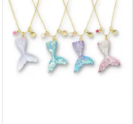Mermaid Tail Charm Necklace- Little Miss Zoe