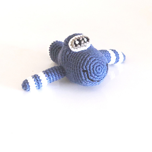 Blue Airplane Rattle - Mini