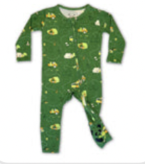 Bellabu Bear Camping Bamboo Onesie / Pajama