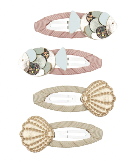 Mimi & Lula Fish and Shells Hair Clip Set