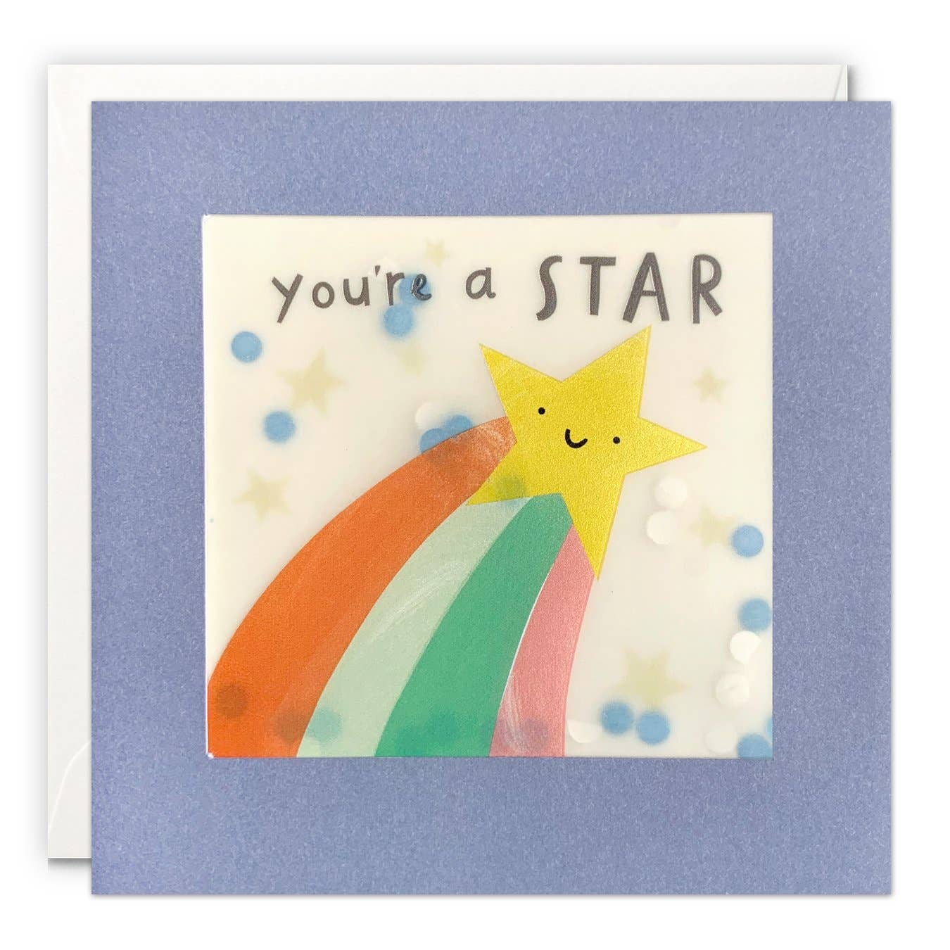 You’re a Star Colourful Confetti Greetings Card