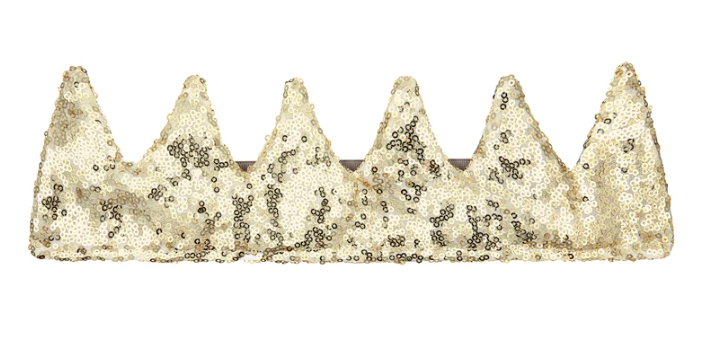 Mimi & Lula Gold Sequin Crown