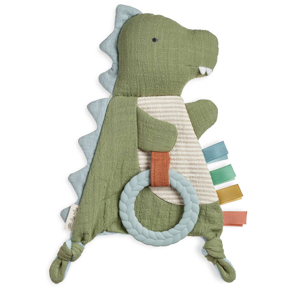 Itzy Crinkle Dino with Teether