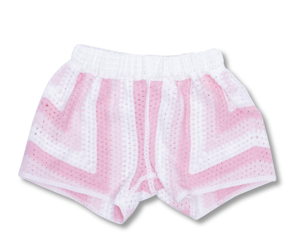 Shade Critters Crochet Short Pink Stripe
