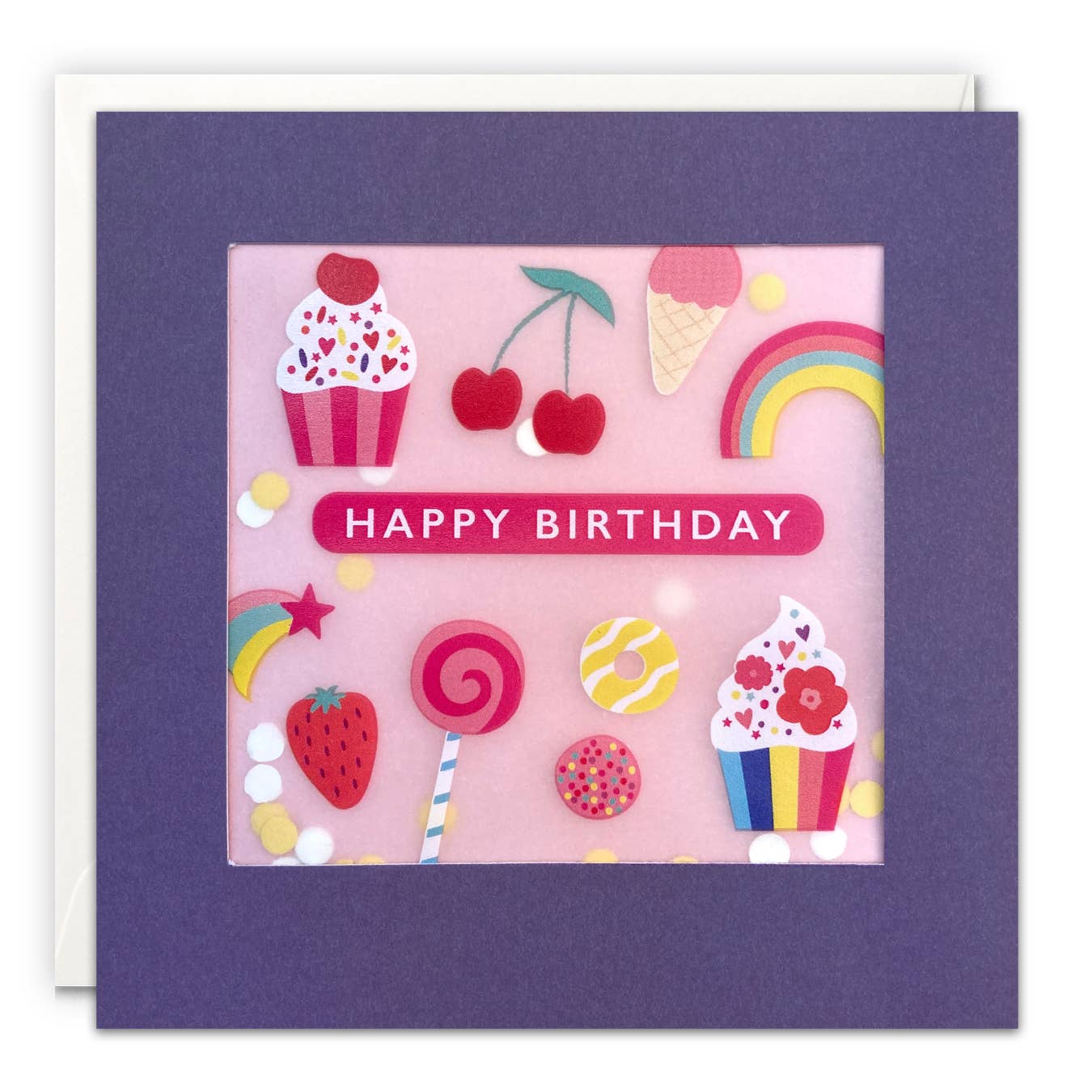 Sweets Paper Confetti Greetings Card