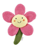 Pink Flower Rattle