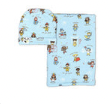 Bellabu Bear Goodnight World Bamboo Swaddle & Beanie