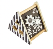 Black and White Triangle Shape Sorter