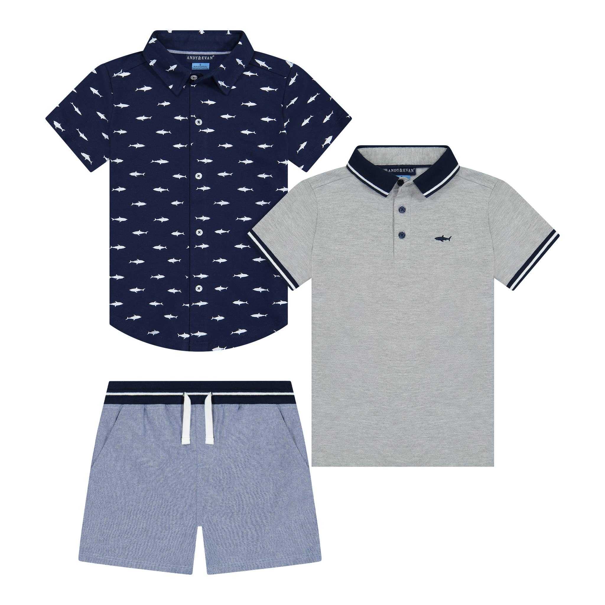 Andy and Evan Boys 3-Piece Buttondown Set - Andy & Evan