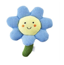 Blue Flower Rattle