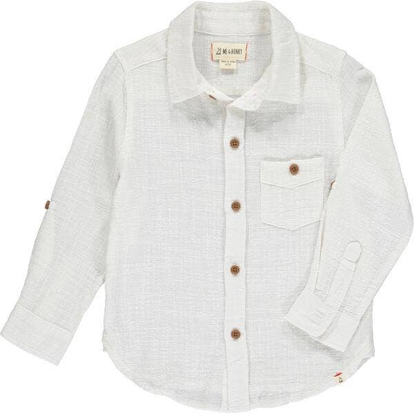 White Merchant Long Sleeved Shirt