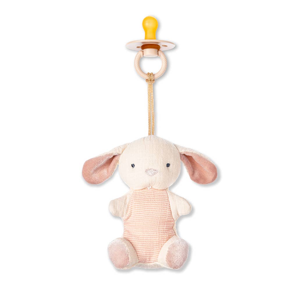 Itzy Pal Natural Rubber Pacifier & Stuffed Animal