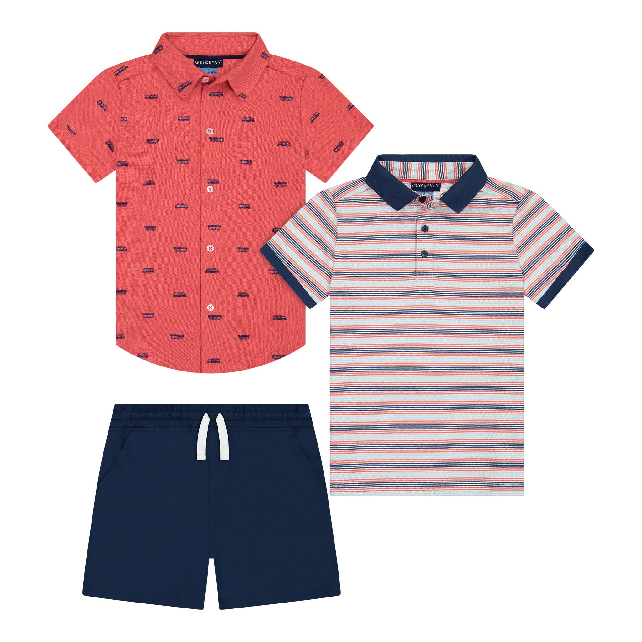 Andy and Evan Boys 3-Piece Buttondown Set - Andy & Evan