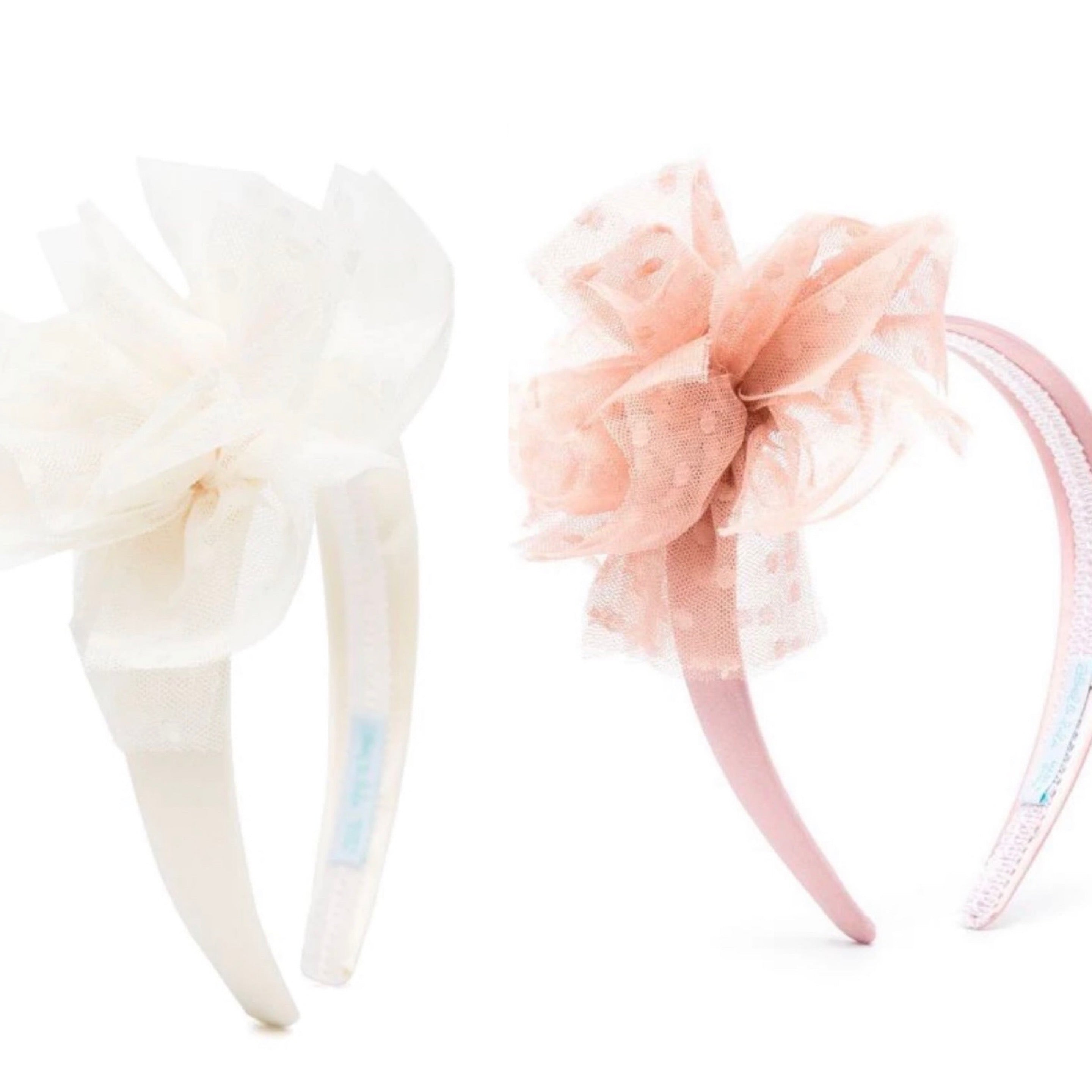 Abel and Lula Tulle Polka Dot Headband