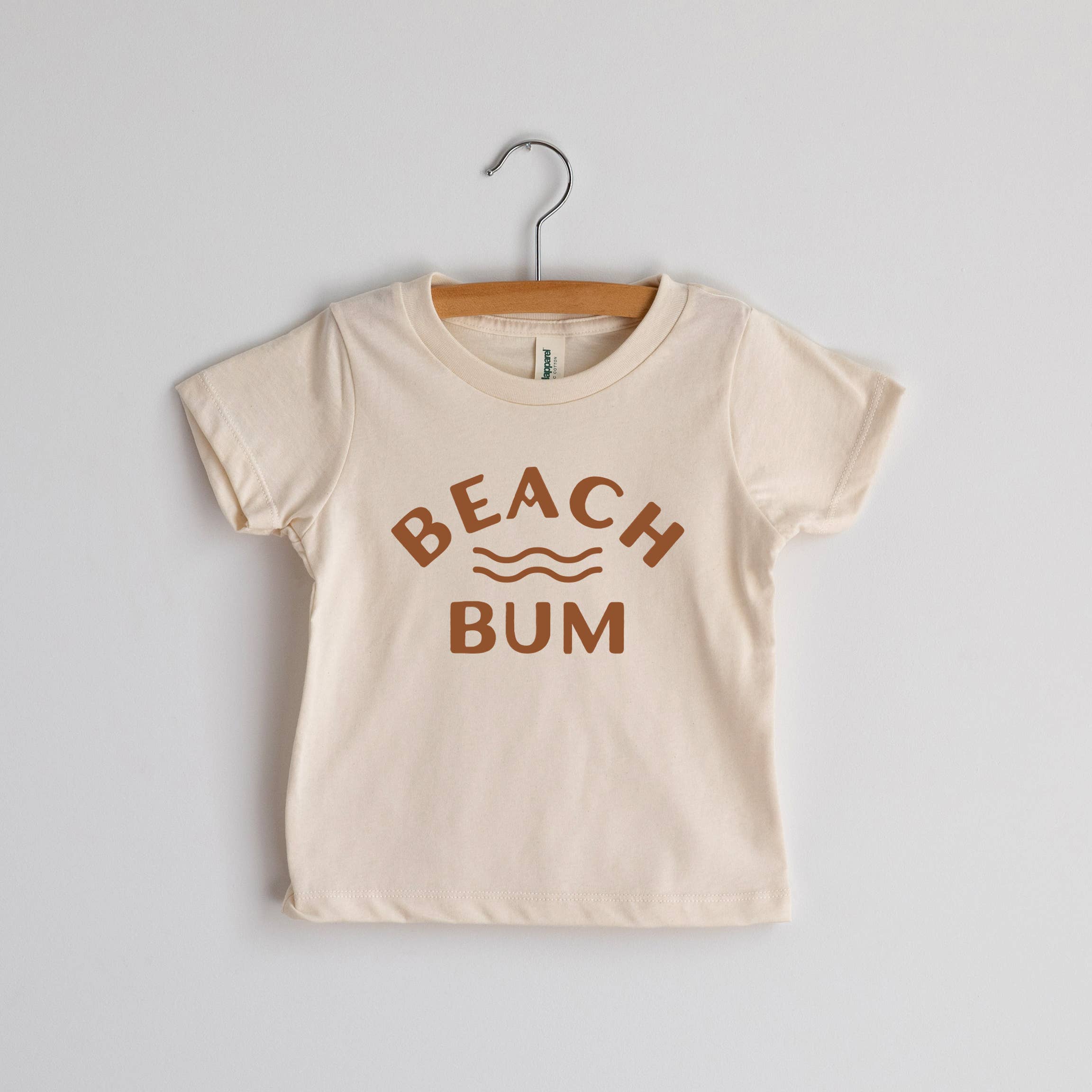 Beach Bum Organic Baby & Kids Tee • Camel Ink