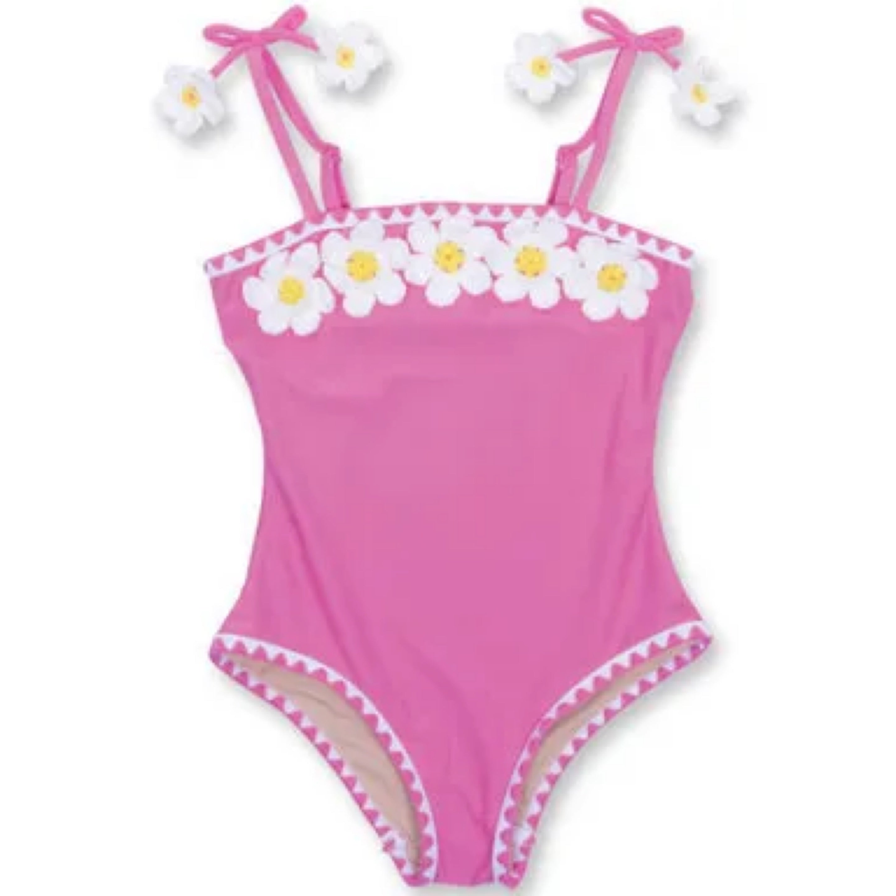 Shade Critters crochet pom pom 1pc - hot pink daisy